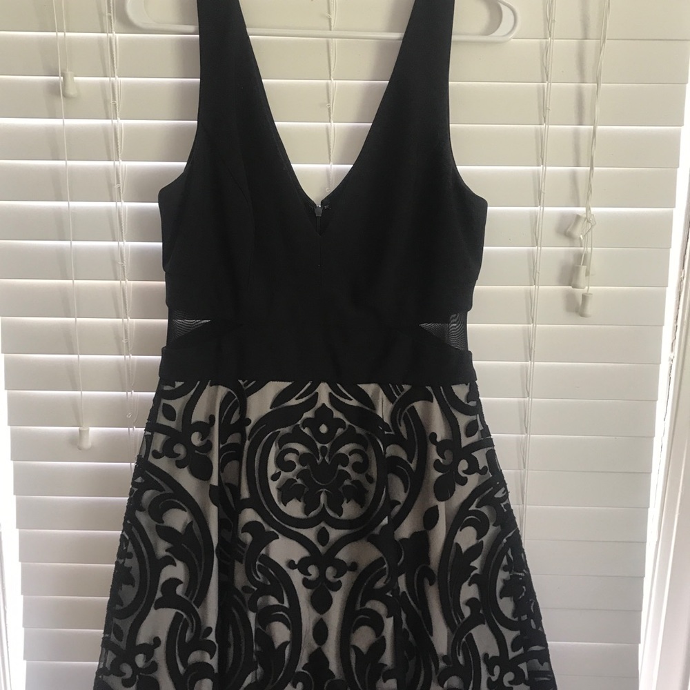 Black cocktail dress